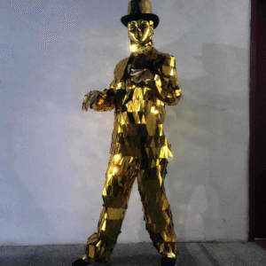 Hot Selling Silver Mirror Dance Costume Clothing for Performance Wear and Stage Show