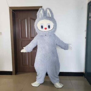 MOQ 1pcs Cartoon Characters Labubu Clothes Performance Outfit Costume Custom Labubu Mascot Costume