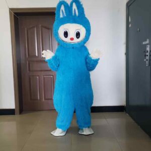 Hight Quality Plush Cartoon Characters Performance Costume Labubu Mascot Costume Labubu Clothes
